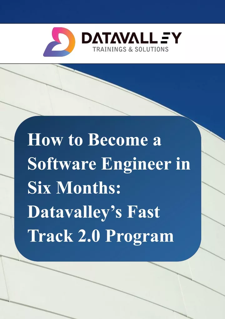 how to become a software engineer in six months