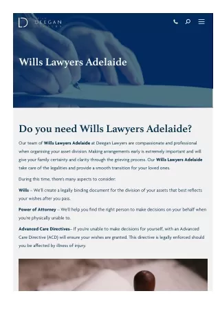 Probate Lawyer Adelaide