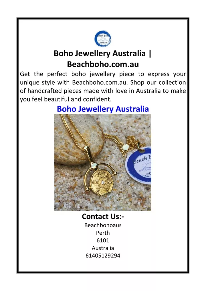 boho jewellery australia beachboho