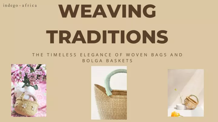 weaving traditions