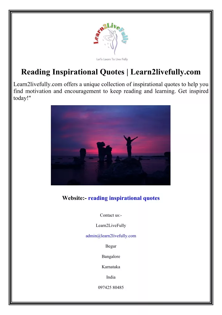 reading inspirational quotes learn2livefully com