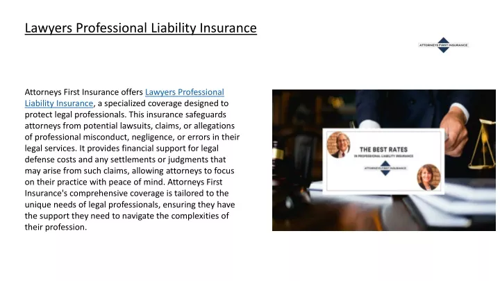 lawyers professional liability insurance