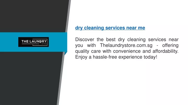 dry cleaning services near me discover the best