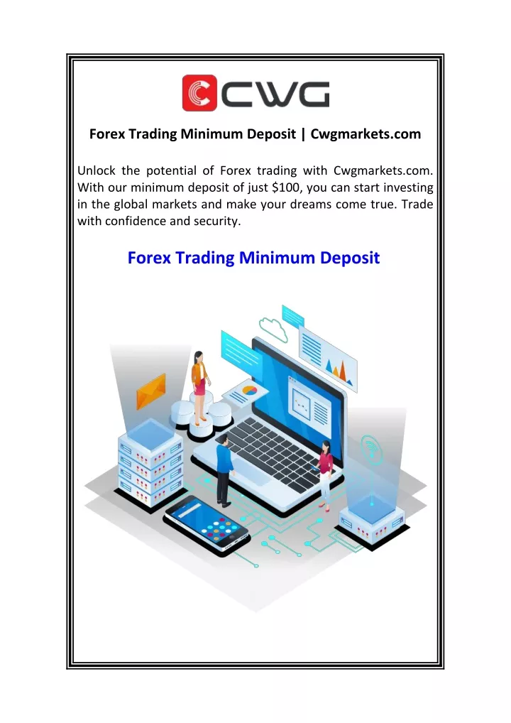 forex trading minimum deposit cwgmarkets com