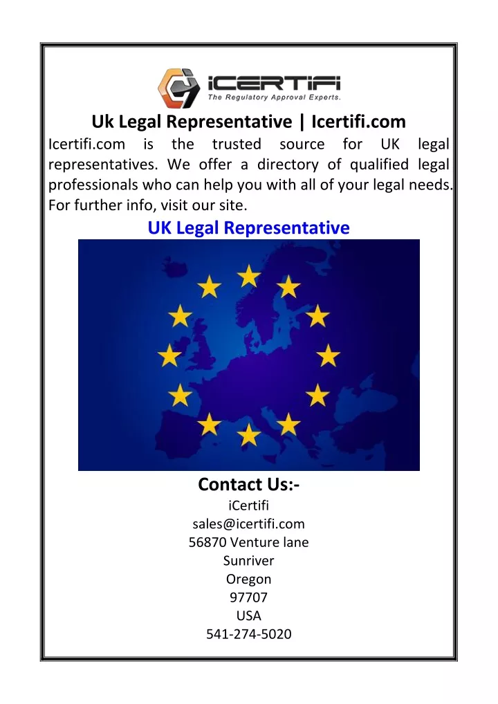 uk legal representative icertifi com icertifi