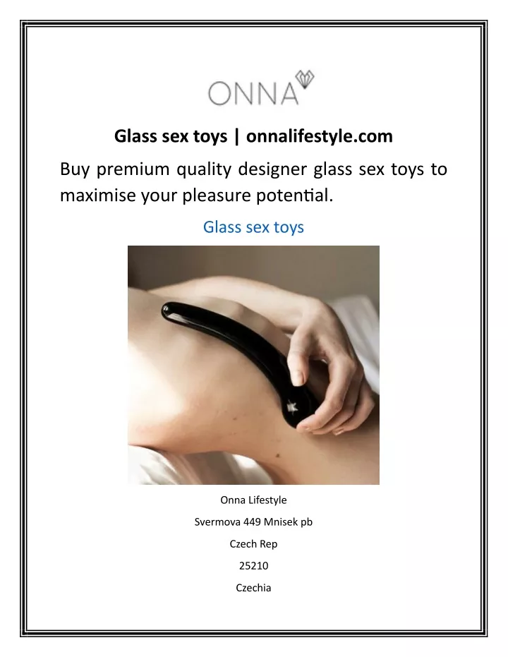 glass sex toys onnalifestyle com