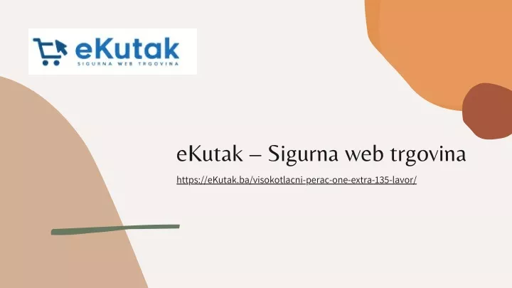 ekutak sigurna web trgovina