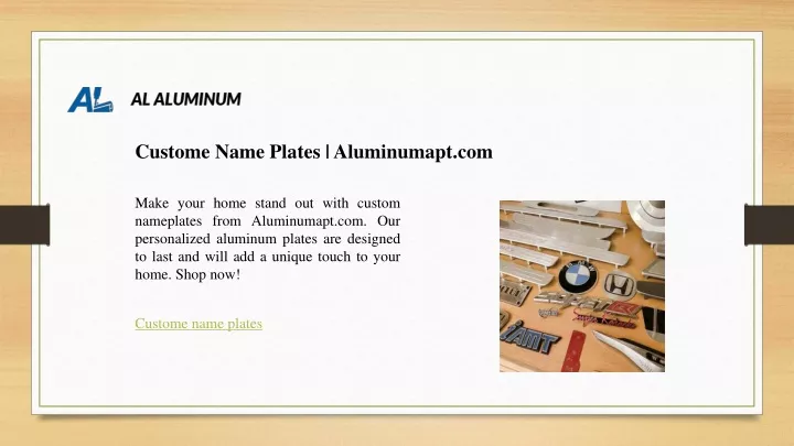 custome name plates aluminumapt com