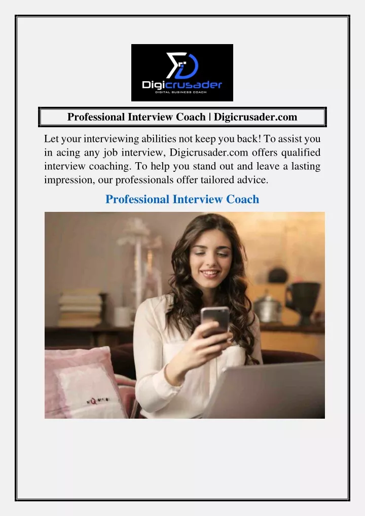 professional interview coach digicrusader com
