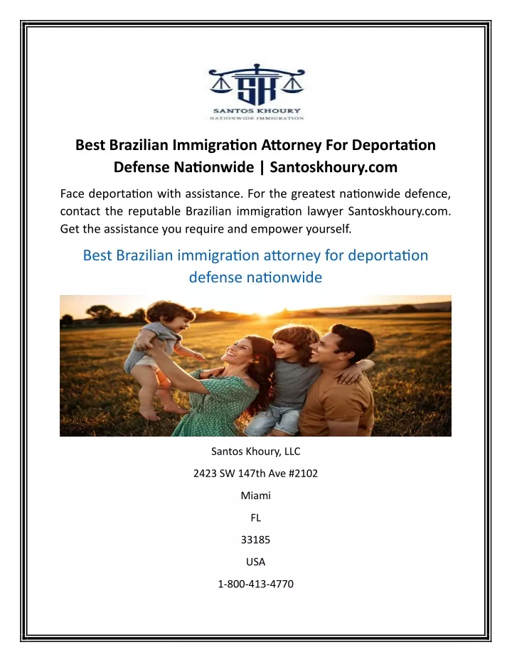 best brazilian immigration attorney