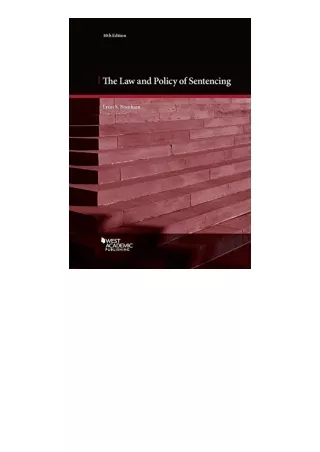 Ebook Download The Law And Policy Of Sentencing American Casebook Series Unlimit