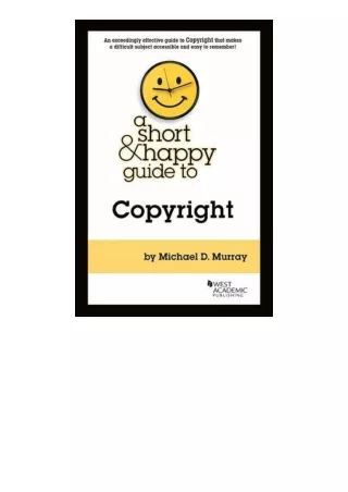 Pdf Read Online A Short And Happy Guide To Copyright Short And Happy Guides For