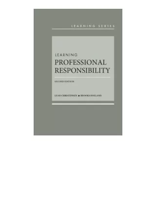 Download Learning Professional Responsibility Learning Series For Android