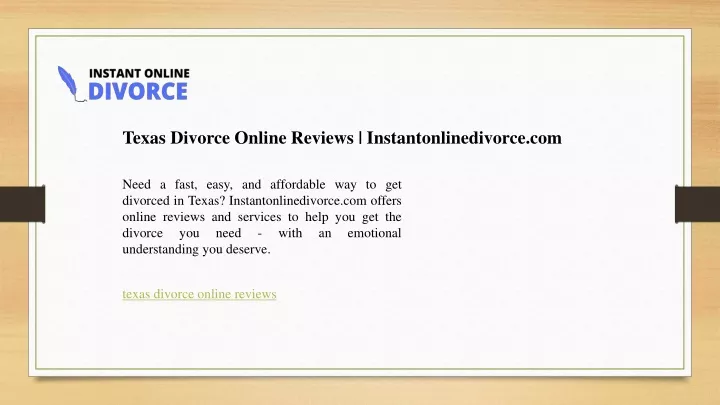 texas divorce online reviews instantonlinedivorce