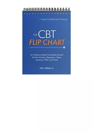 Kindle Online Pdf The Cbt Flip Chart An Evidence Based Psychoeducational Tool Fo