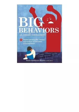 Kindle Online Pdf Big Behaviors In Small Containers 131 Trauma Informed Play The