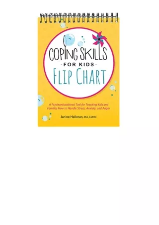 Ebook Download Coping Skills For Kids Flip Chart A Psychoeducational Tool For Te