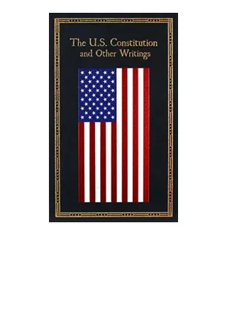 Ebook Download The Us Constitution And Other Writings Leather Bound Classics Unl
