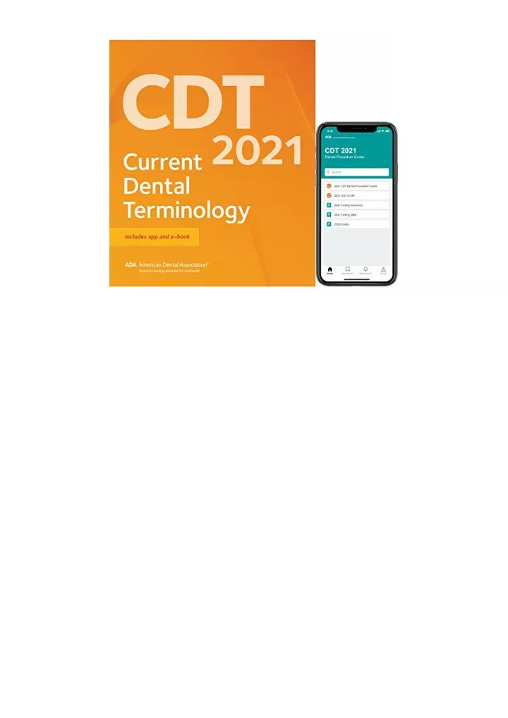 PPT - Kindle Online Pdf Cdt 2021 Current Dental Terminology For Ipad ...