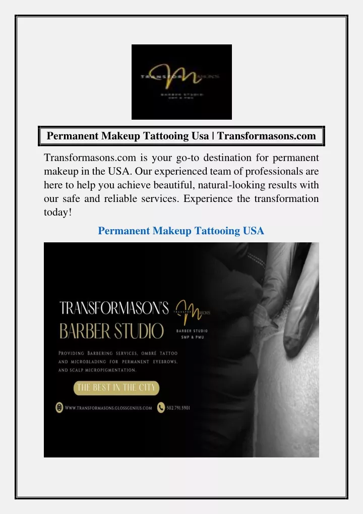 permanent makeup tattooing usa transformasons com