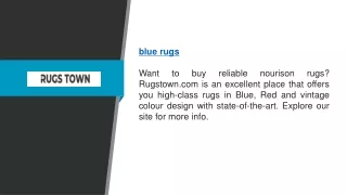 Blue Rugs | Rugstown.com