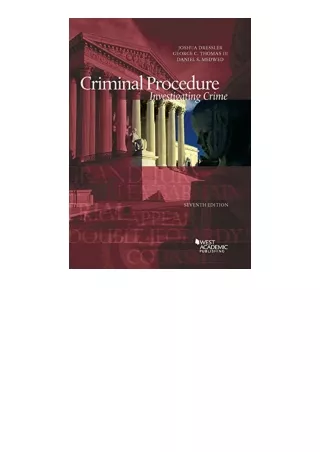 Kindle Online Pdf Criminal Procedure Investigating Crime American Casebook Serie