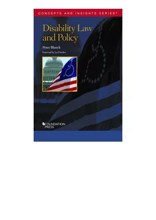 Download Pdf Disability Law And Policy Concepts And Insights For Android