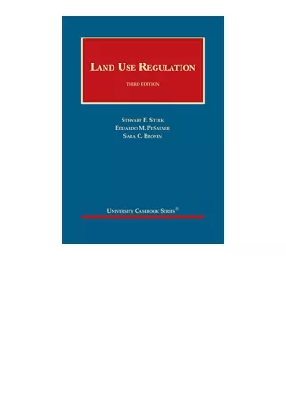 Kindle Online Pdf Land Use Regulation University Casebook Series Free Acces