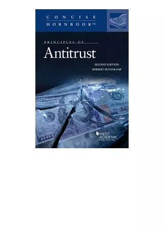 Ebook Download Principles Of Antitrust Concise Hornbook Series Free Acces