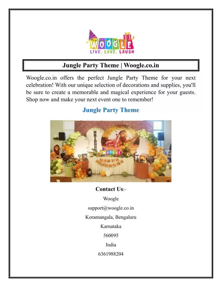 jungle party theme woogle co in
