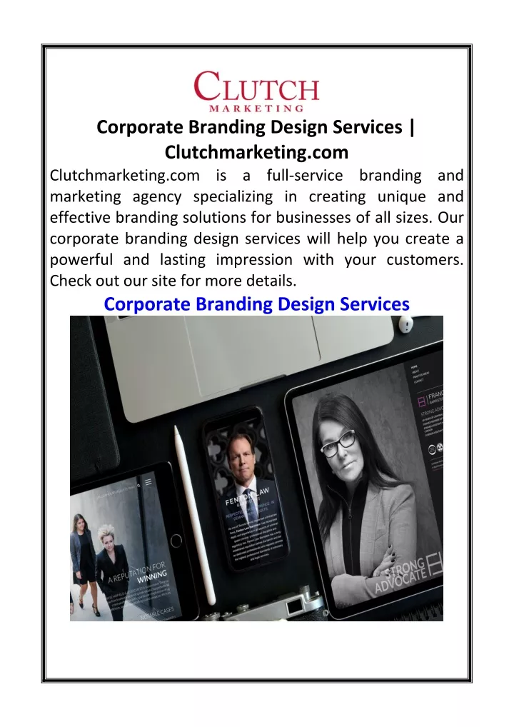 corporate branding design services