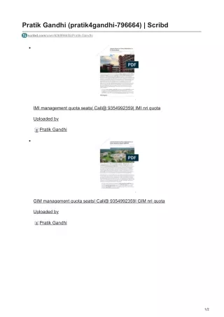 pratik gandhi pratik4gandhi 796664 scribd