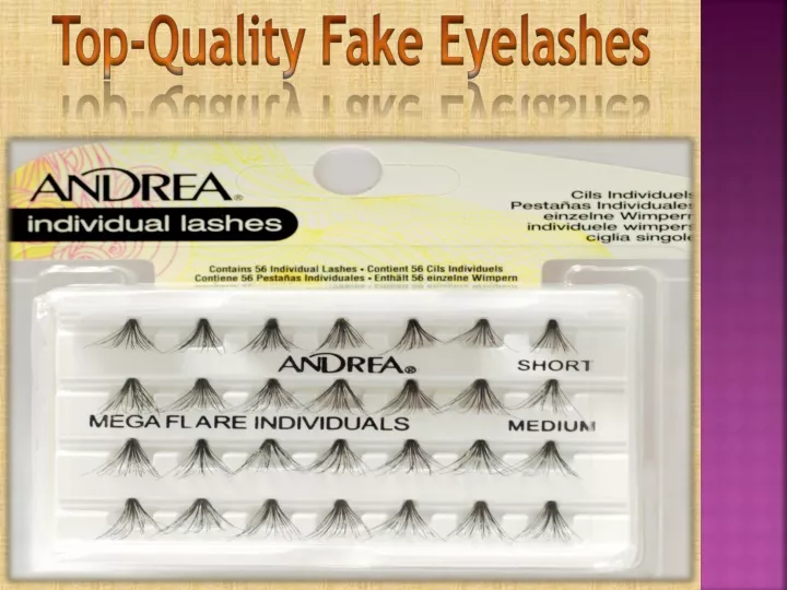 top quality fake eyelashes