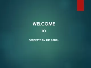 welcome to