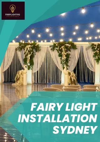 Fairy Light Installation Sydney | Hire & Buy Quality Fairy Lights