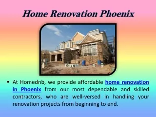 Home Renovation Phoenix