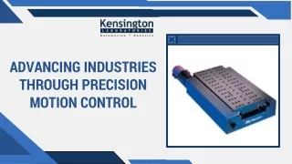 advancing industries through precision motion