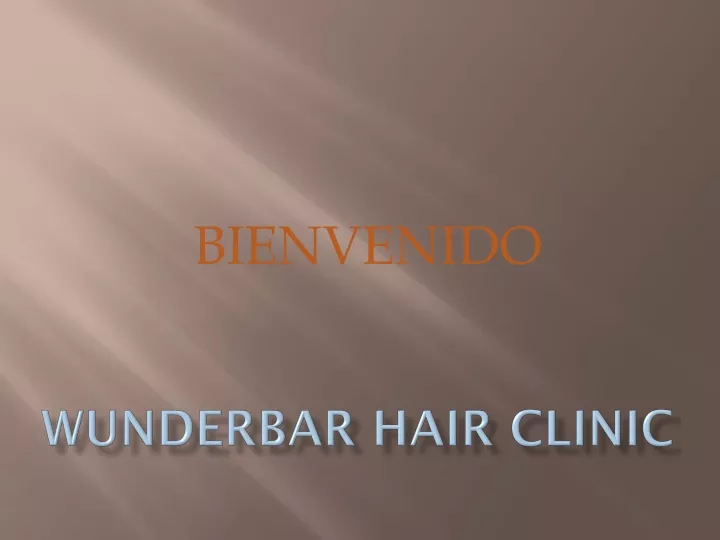 wunderbar hair clinic