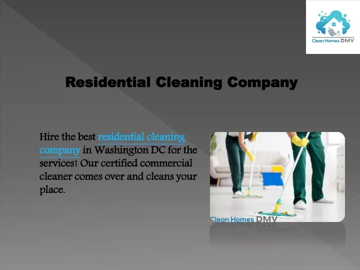 residential cleaning company