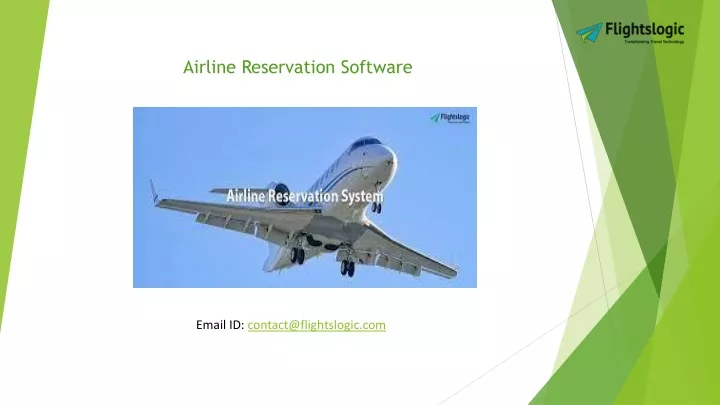 airline reservation software