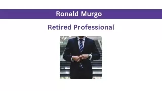 Ronald Murgo - Retired Professional