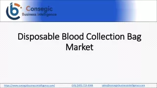 Disposable Blood Collection Bag Market
