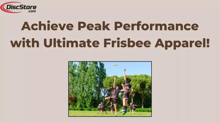achieve peak performance with ultimate frisbee
