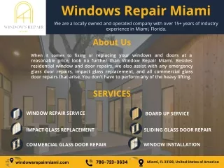 Windows Repair Miami