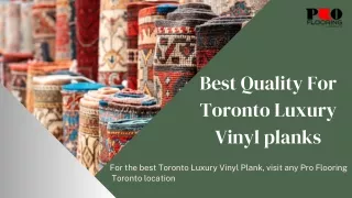 Best Quality For Toronto Luxury Vinyl planks - Pro Flooring