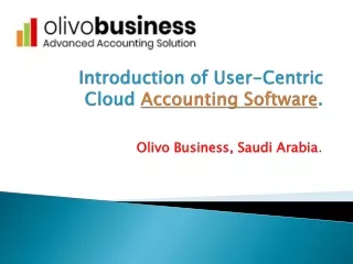 Introduction of User-Centric Cloud Accounting Software