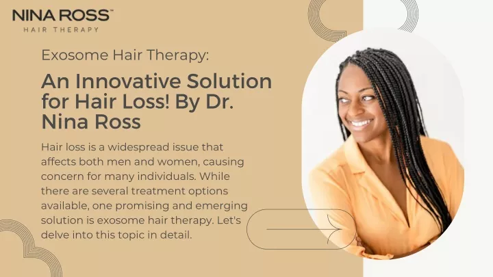 exosome hair therapy an innovative solution