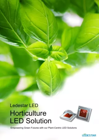 LEDESTAR Horticulture LED Solution