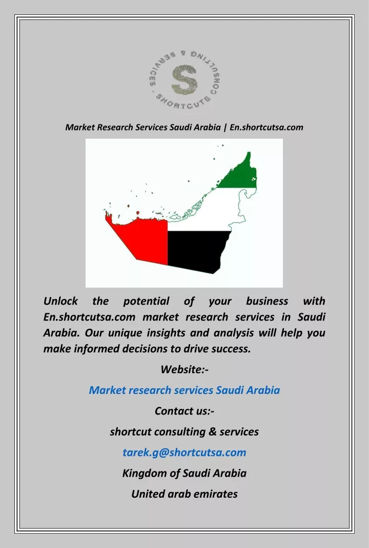 market research services saudi arabia