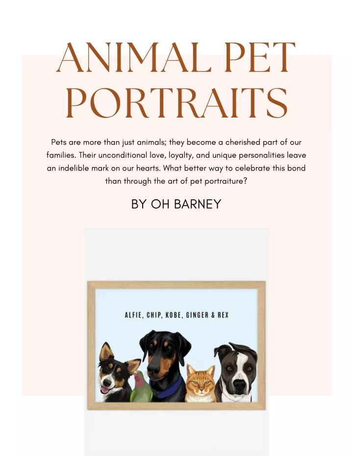 animal pet portraits